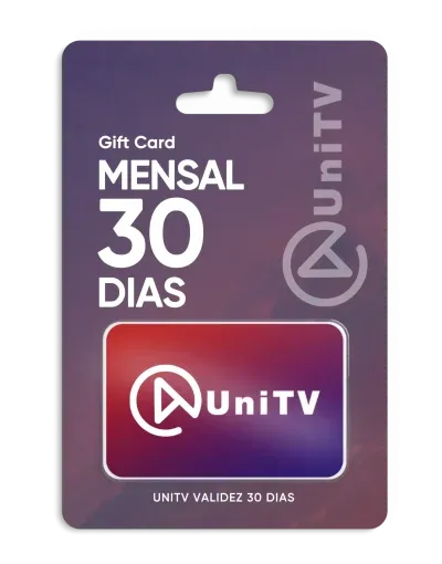 Gift Card Recarga UNITV 30 Dias Mensal