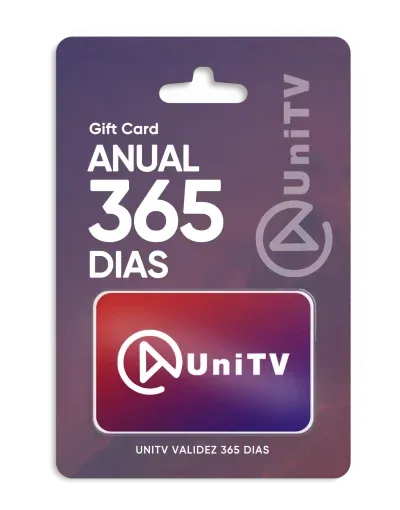Gift Card Recarga UNITV 365 Dias Anual - Melhor Custo Beneficio