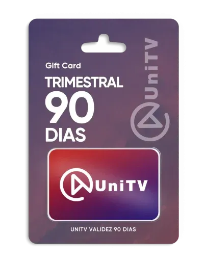 Gift Card Recarga UNITV 90 Dias Trimestral